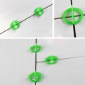 Tile Leveling Spacer Clips 100pcs Recyclable Plastic Tile Leveling System Base Spacer for Secure Floor and Wall Setting. 