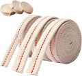 1Meter/Roll Kerosene Lamp 0.8/1/1.3/1.5/2/2.5cm Width Wick for Oil Lamp Braided Cotton Wick For Kerosene Lamp Flat Wick. 