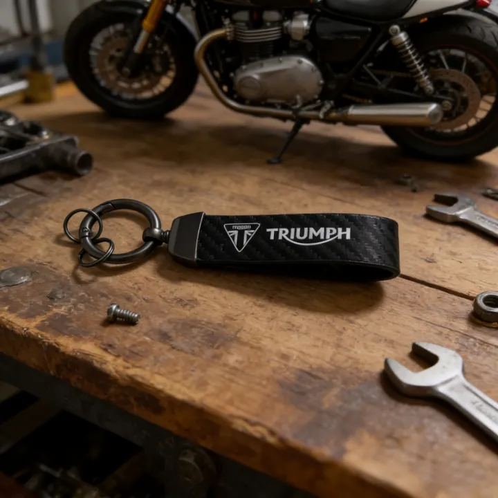 For%20TRIUMPH%20DAYTONA%20675/675%20Trident%20660%20Tiger%20900%201050%20Triple%20675%201050%20Motorcycle%20Keychain%20Metal%20Carbon%20Fiber%20Leather%20Key%20Chain%20-%20Image%203