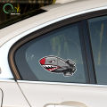 Interesting Bomb Flying Tiger Shark Mouth Car Stickers Windshield Bumper VAN Sunscreen Custom Printing Vinyl Decals Decorative. 