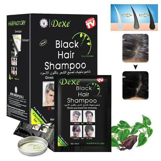 10PCS%20DEXE%20Black%20Hair%20Dye%20Shampoo%20Permanent%20Instant%205-Min%20Hair%20Color%20Dye%20Natural%20-%20Image%203