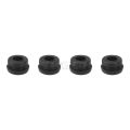 Motorcycle Rubber Grommet Support Cushion Hard Saddlebag Cover For Harley Touring Road King Electra Street Glide FLHT 1994-2013. 