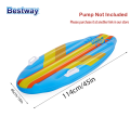 Bestway 42046 Water Surfboard, Inflatable Pontoon Paddleboard, Water Play Pontoon, Pool Ride Pontoon Row.