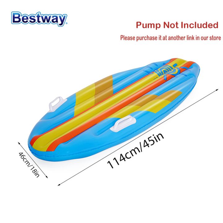 Bestway%2042046%20Water%20Surfboard,%20Inflatable%20Pontoon%20Paddleboard,%20Water%20Play%20Pontoon,%20Pool%20Ride%20Pontoon%20Row%20-%20Image%206