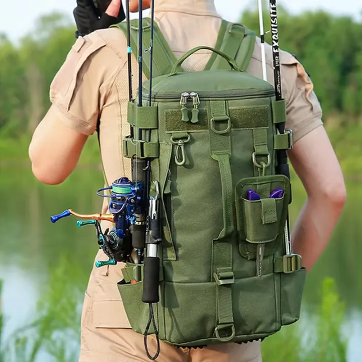Multifunctional%20Fishing%20Backpack%20Tackle%20Bag%20with%20Rod%20Holders%20Fish%20Equipment%20Storage%20Molle%20Pack%20Camping%20Hiking%20Outdoor%20Sports%20Bag%20-%20Image%203