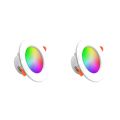 for Tuya Smart Bluetooth Downlight 10W LED RGBCW Dimmable Recessed Ceiling Lamp App Group Control Spotlight for Party Atmosphere. 