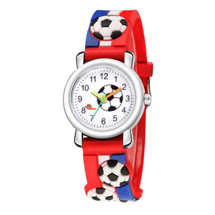 3D%20Relief%20Trend%20Fashion%20Casual%20Sports%20Watch%20Children's%20Football%20Pattern%20No%20Waterproof%20Stainless%20Steel%20Silicone%20Band%20Quartz%20Reloj%20-%20Image%205