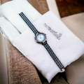 New Fashionable stainless two tone analogue Hand watches for women's.