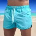 New Hot Summer Swim Trunks Sport Gym Running Shorts Male Beachwear Luxury Beach Shorts Quick Dry Mens Siwmwear Board Briefs. 