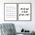 90s Sitcom Central Perk Couch Canvas Painting Friends TV Show Fontain Watercolor Poster Prints Room Decor Wall Art Home Decor. 