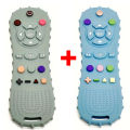 Novelty Silicone Simulation TV Remote Control Shape Soothing Toy Baby F.