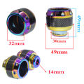 2Pcs Motorcycle Wheel Protection Crash Pad Protectors Alloy Motocross Falling Front Fork Slider Shock Absorption Cups Universal.