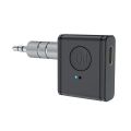 Bluetooth 5.3 Aux Receiver Wireless Car Bluetooth Adapter 3.5mm To 3.5mm Jack Audio Music Mic Handsfree Adapter for Car Speaker.