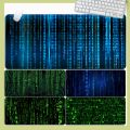 Matrix Binary Code  Floor Mat 80x30cm XL Lockedge Office Computer Desk Mat Table Keyboard Big Mouse Pad Laptop Cushion Non-slip. 
