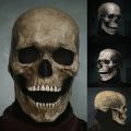 Halloween Mask Latex Scary Horror Decoration Full Head Skull Mask Helmet Cosplay Jaw Masque Gifts Party Costume Pro Mask. 