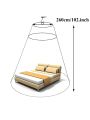 360 degree Princess Dome Mosquito Net High Quality Encrypted Dome Mosquito Net Hanging Type Court Mosquito Net Tent. 