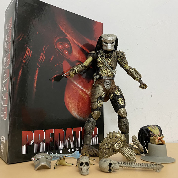 Figure Jungle Hunter Predator Action Figure Alien Collectible Model Toys Joint Movable Doll New Year Present For Children