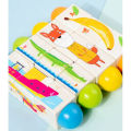 3D Wooden Jigsaw Puzzle Rotating Puzzle Building Blocks Kid Early Education Toy Animal Colour Shape Cognition Toys. 