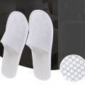 1pc/5pcs/10pcs/20pcs Comfortable disposable slippers, breathable and non slip thick sole, closed toe, suitable for men and women.