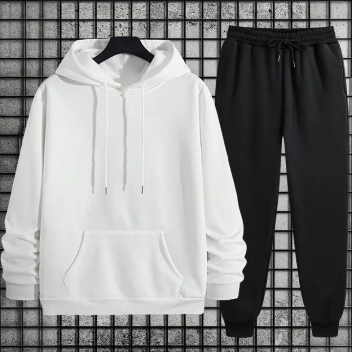 Autumn%20Winter%20Solid%20Color%20Hoodie%20and%20Sweatpants%20Men's%20Tracksuit%20Urban%20Casual%20Fashion%20Sportswear%20Male%20Daily%20Training%20Jogging%20Suit%20-%20Image%204