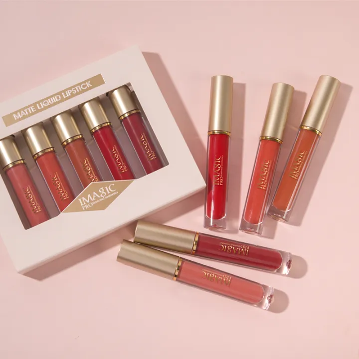 IMAGIC%205%20Colours%20Lipstick%20Set%20Velvet%20Matt%20Liquid%20Lipstick%205Pcs%20Full%20Set%20(Kit%20#02%20Maples)%20%20MATTE%20LIQUID%20LIPSTICK%20-%20Image%205
