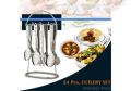 Tulip Cutlery Hanging Vivo 6 Pcs Table Knives, Spoon,Fork & Tea Spoon 6 Pcs(24Pcs). 