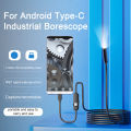 Type-c 5.5/7mm Endoscope Scope Camera 1m 1.5m 2m for Car Scenarios Endoscope Camera with 6 Led Lights Ideal for Car Engines.
