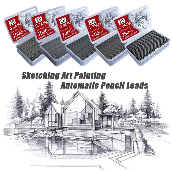 1000Pcs%20Mechanical%20Pencil%20Lead%20Core%200.5%200.7%200.9%201.3%202.0mm%20Large%20Capacity%20Replaceable%20Pencil%20Refills%20Student%20Affordable%20Gift%20Box%20-%20Image%202