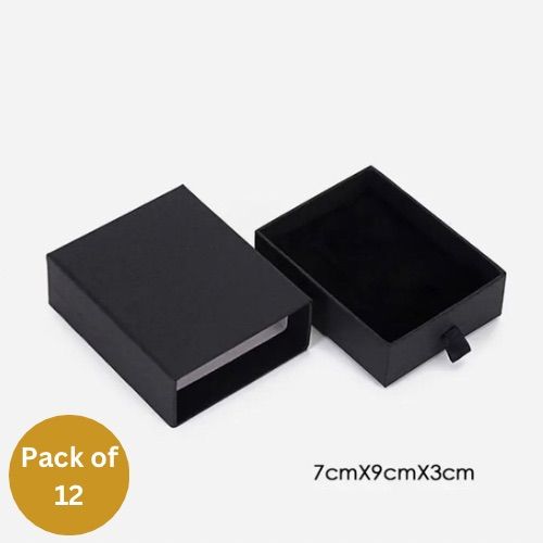 Pack Of 12 Bangle Box || Jewellary Organizer || Wholesale Packaging Material || Chain Earrings And Ring Box|| Drawer Jewelry Packaging Storage Gift Boxes|| Box For Necklace Pendants and Bangle || Small Business Packaging Material
