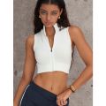 Summer Sports Outdoor Quick Drying Underwear Women Fashion Stand Collar Vest Gym Exercing Running Tops Yoga Fitness Sportwear. 