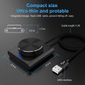 USB Volume Control Knob PC Computer Speaker Audio Volume Controller 2 Modes Multimedia Controller for Windows/Android/Mac IOS. 