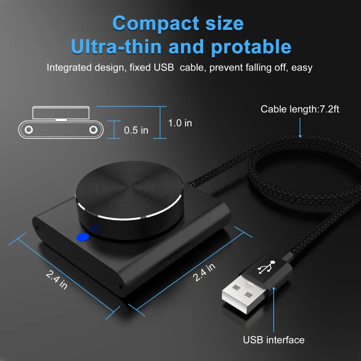 USB%20Volume%20Control%20Knob%20PC%20Computer%20Speaker%20Audio%20Volume%20Controller%202%20Modes%20Multimedia%20Controller%20for%20Windows/Android/Mac%20IOS%20-%20Image%205