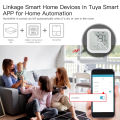 MOES Tuya ZigBee Smart Home Temperature And Humidity Sensor With LED Screen Works With  Assistant and Tuya Zigbee Hub. 