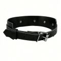 Y2K Fashionable Women PU Leather Belt With Metal Buckle Collar Trendy Clavicle with Adjustable Suitable For Club Party.