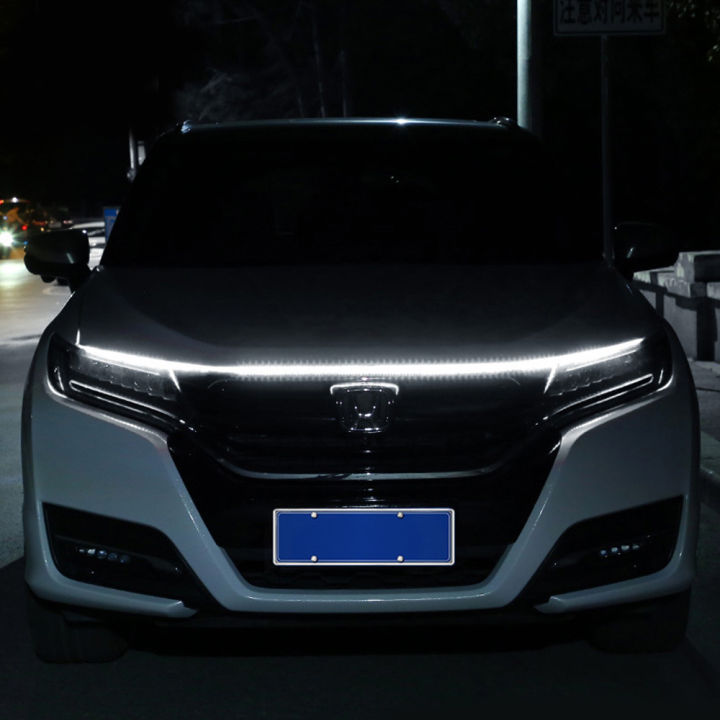 12v%20150cm%20180cm%20Flexible%20LED%20Car%20Universal%20Engine%20Hood%20Guide%20Decorative%20Light%20Bar%20Waterproof%20DRL%20LED%20Strip%20Daytime%20Running%20Light%20-%20Image%208