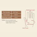 Womens PU Leather Gloves for Cold Weather Winter Warm Gloves with Faux Fur Trim Cuff Thermal Lining Party Gloves.
