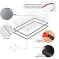 DIY Mosquito Screen Window Soft Magnetic Frame. Magnetic Screen Accessories for PVC Component Windows, Adhesive Backed. 