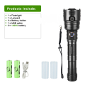 White Laser Powerful Flashlight USB Rechargeable Flash Light 18650 High Power Led Flashlights Tactical Lantern Long Shot Torch. 