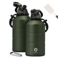 FEIJIAN Thermos Bottle 1.9L Large Capacity Stainless Steel Thermal Water Bottle Cold and Hot Vacuum Flask With rope Gym. 