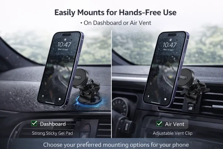 XO%20C122%20Magnetic%20Suction%20Phone%20Holder%20360%20Rotation%20Car%20Air%20Vent%20Mobile%20Mount%20-%20Image%203