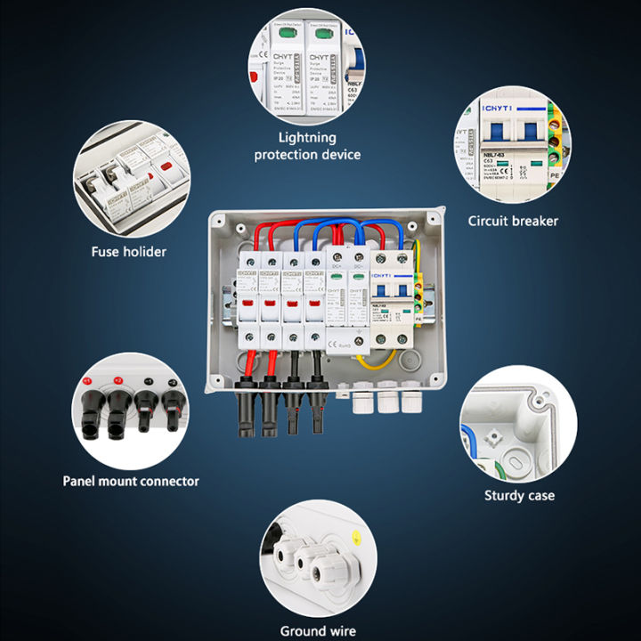 Solar%20photovoltaic%20PV%20Combiner%20Box%20With%20Lightning%20Protection%202%20input%201%20out%20DC%20600V%20Fuse%20MCB%20SPD%20Waterproof%20Box%20IP65%20Wholesale%20-%20Image%206