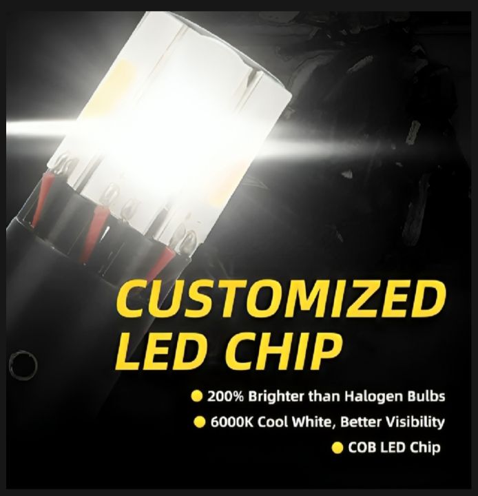 M6 Led small fan for Bike and cars Headlight Bulb M6 Headlight Lamp with Flasher 3 in 1 Modes for Motorcycle Universal