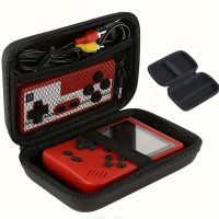 Handheld Game Console Carrying Case, Protective Travel Retro Mini Player Box For Charging Cable, Earpods, Batteries