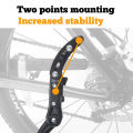 1pc Bicycle Stand Adjustable Rear Mounted Aluminum Alloy Bicycle Stand Suitable For 24 Inch 26 Inch 28 Inch  Mountain Bikes. 