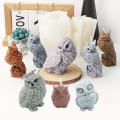 3D Owl Shape Candle Silicone Molds Making Resin Aromatherapy Candles Handmade Wax Soap Home Decor Craft. 