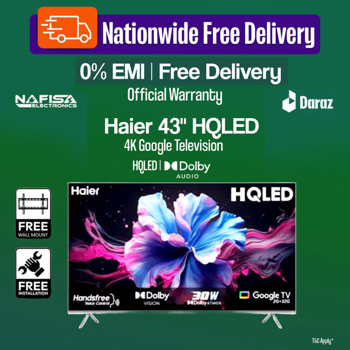 Haier%2043%20Inch%20HQLED%204K%20Google%20TV%20%7C%20H43P7%20Pro%20%7C%20Free%20Delivery%20-%20Image%202