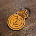 Real Madrid - Football Club - Nepalese Wooden Keyring/Keychain. 