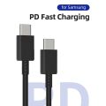 Original Samsung S21 S20 5G 25w Cable Surper Fast Charge Type C To Type C Pd PPS Quick Charging For Galaxy Note 20 Ultra 10. 