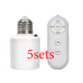 E27 60W Wireless Remote Control Smart Timer Switch Lamp Holder 110V 220V House Multi Light Switch Baby Room Bedroom Timer Switch.
