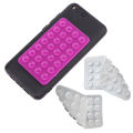 (Ce14)1PC Silicone Mobile Phone Fixing Anti Slip Suction Cup Double Sided Fixed Pad Car Mounted Bracket Case Universal. 